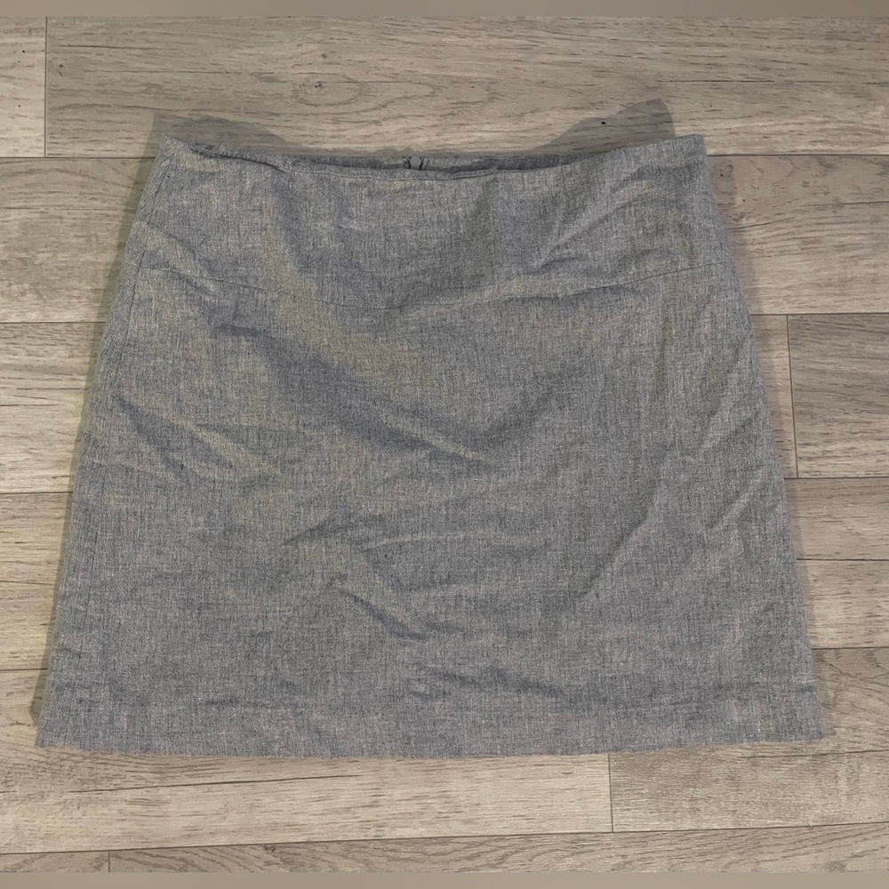 Banana republic gray wool blend skirt sz 8